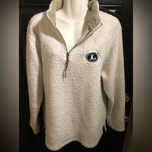 Genuine outdoor gear, men’s size, small white wool sweater